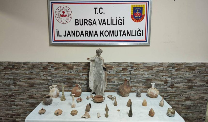 Bursa Nilüfer'de Tarihi Eser Operasyonu