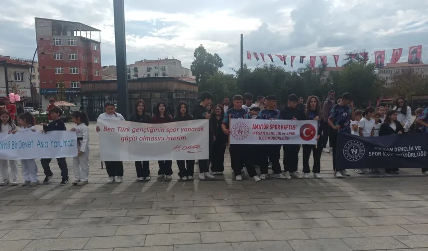 Edirne Keşan'da da 'Amatör Spor' coşkusu