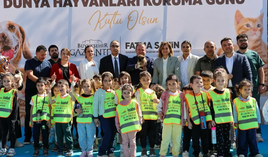 Gaziantep'te Hayvan Hakları Günü sevgiyle kutlandı