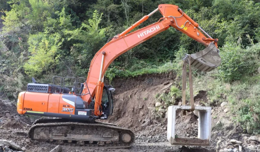 Ordu Büyükşehir'den Kırlı Mahallesi'ne taşkın önlemi