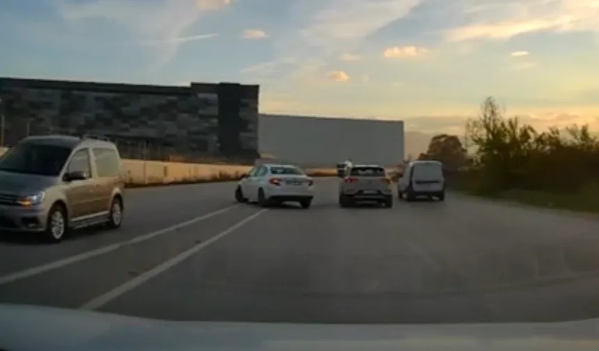 Düzce'de kural tanımazlar zor anlar yaşattı!