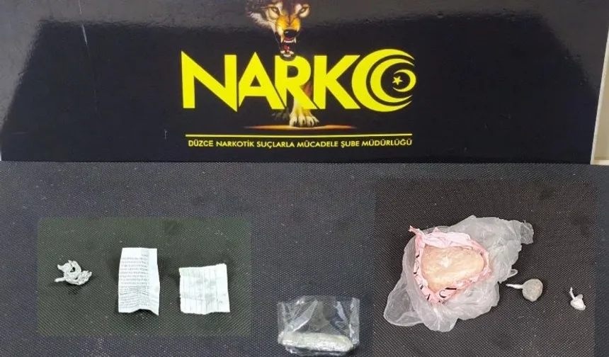 Düzce'de uyuşturucuya 2 tutuklama!