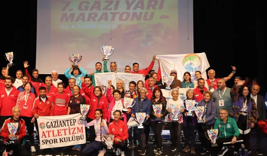 Gaziantep'te rekorlar kırıldı, ödüller sahiplerini buldu