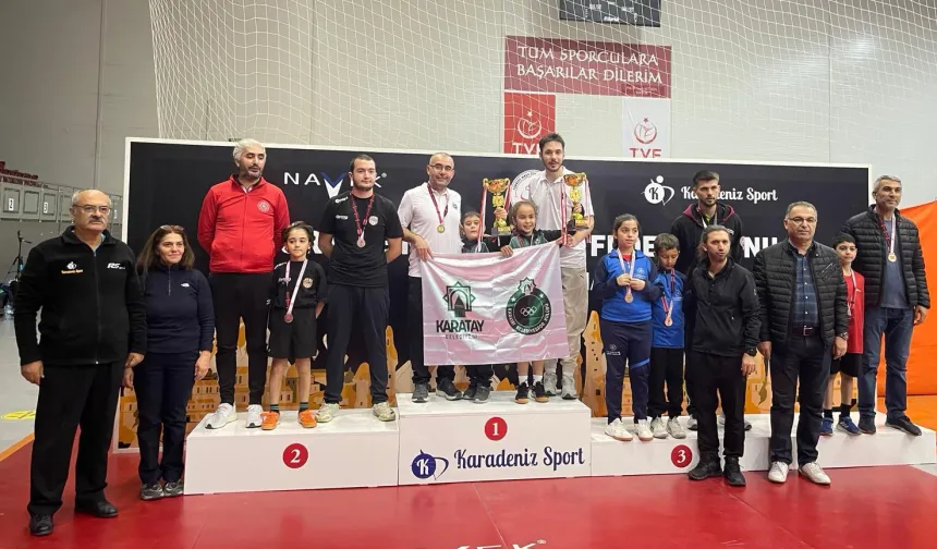 Karatay Belediyespor'dan Türkiye Şampiyonasında çifte zafer