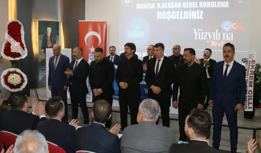 Manisa'da Hakan Göktaş yeniden başkan seçildi