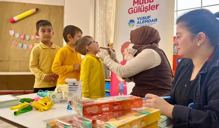 Sakarya'da 550 minik için ağız ve diş sağlığı taraması