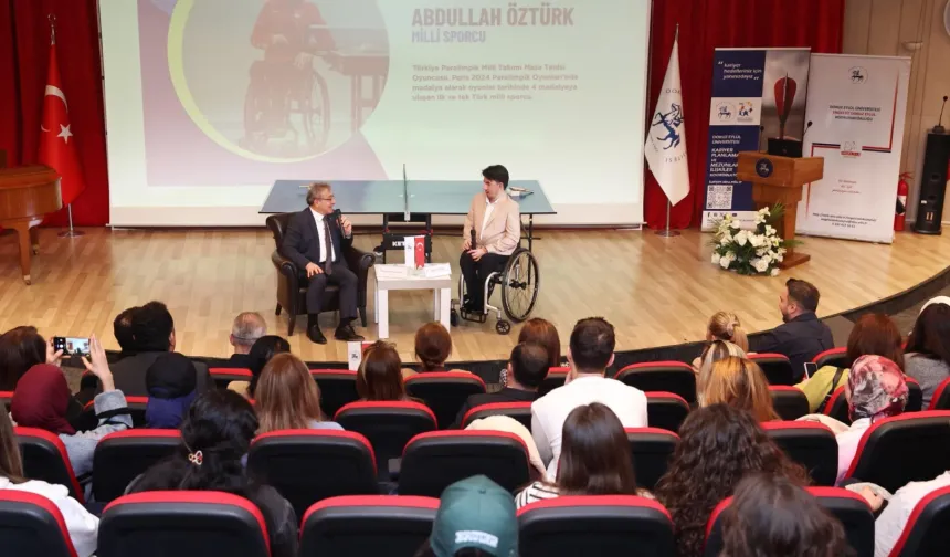Dokuz Eylül'de sanattan spora engelsiz kariyer
