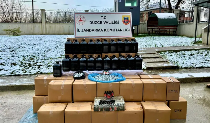 Düzce'de yılbaşı öncesi dev alkol operasyonu!