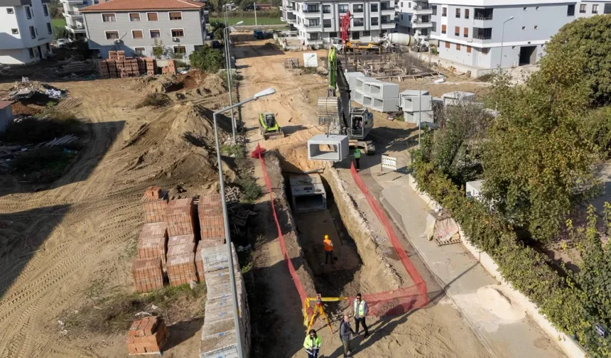 İzmir Tire'de 180 milyonluk yağmur suyu yatırımı başladı