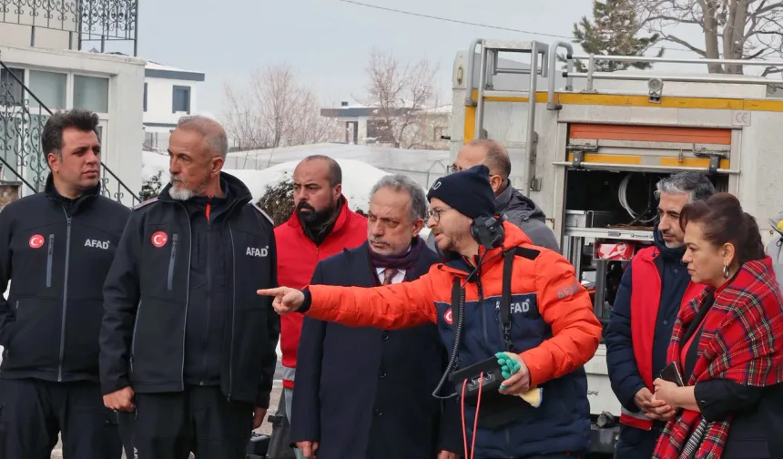 Kayseri Talas'tan afetler için özel hazırlık