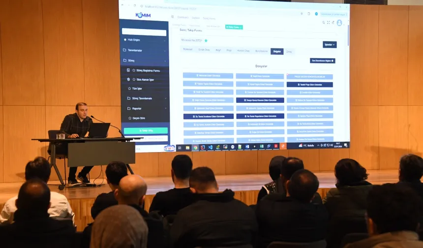 KOSKİ'nin yerli yazılımı için hizmet içi eğitim