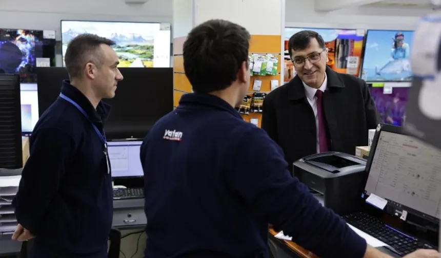 Kütahya'da Başkan esnaf ve vatandaşlarla buluştu