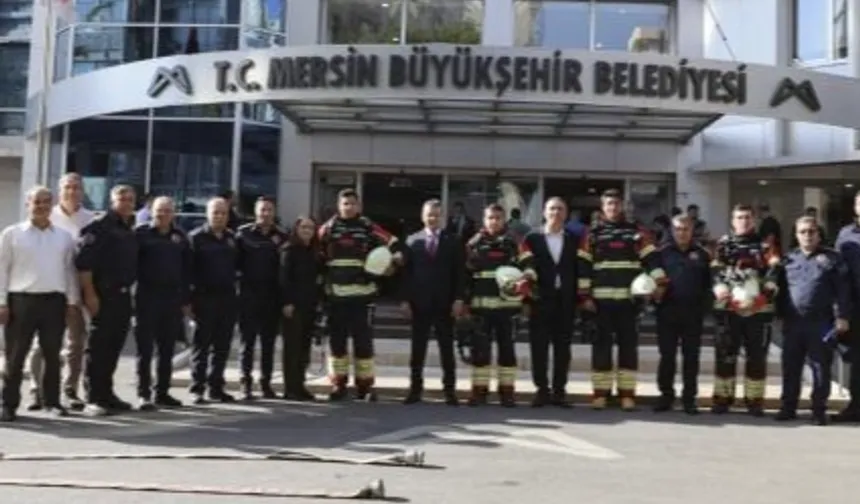 Mersin Büyükşehir İtfaiyesi'nden 2025'te 11 bin 396 müdahale