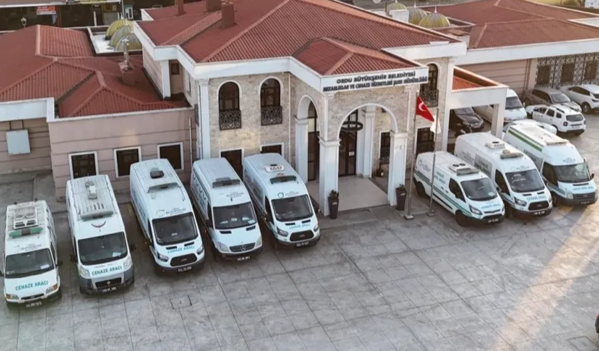 Ordu'da cenaze hizmetleri filosu güçlendi